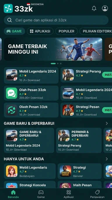 Temukan Aplikasi Populer dan Kanal Uji di 33zk — Akses Mudah!