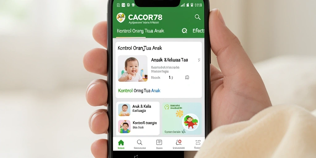 Antarmuka CACOR78 yang mudah digunakan untuk kontrol orang tua.