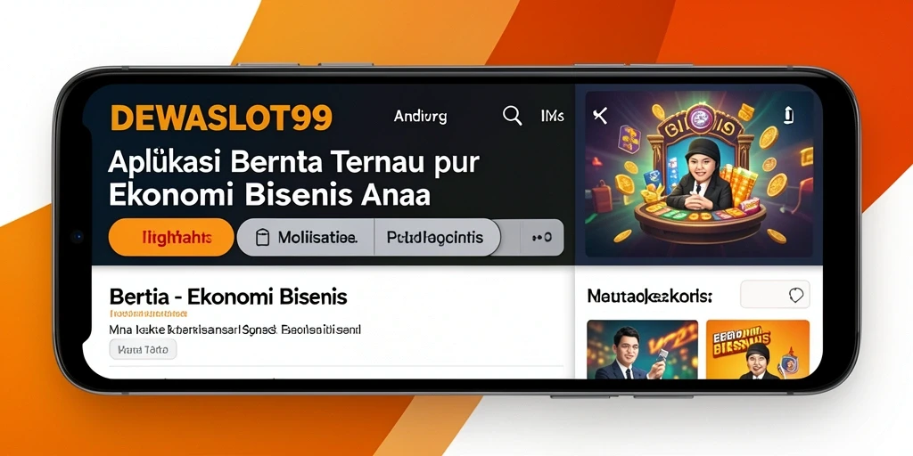 Antarmuka DEWASLOT99 yang intuitif dan informatif untuk pengguna Ekonomi Bisnis.