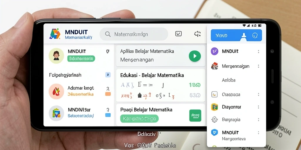 Tampilan antarmuka MNDUIT yang menarik dan mudah digunakan.