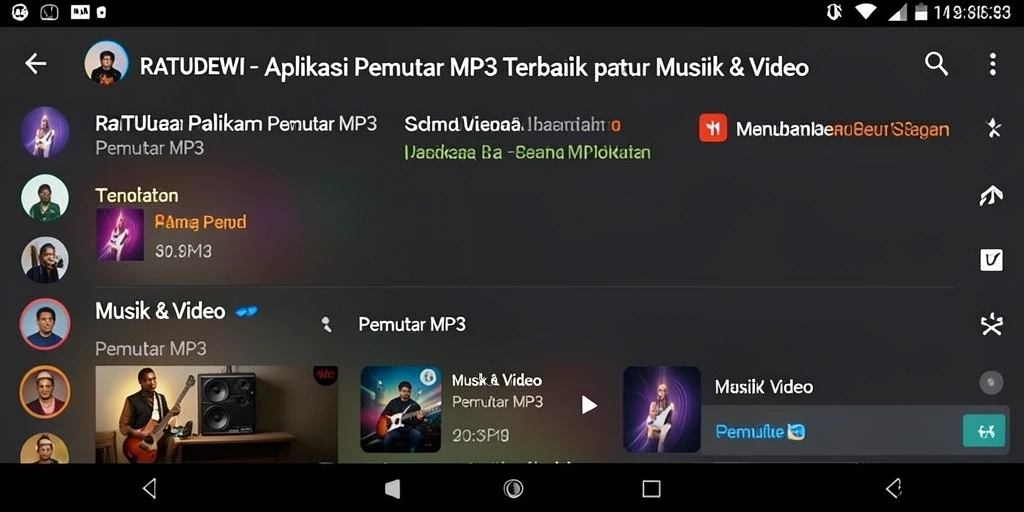 Antarmuka aplikasi RATUDEWI yang bersih dan mudah digunakan.