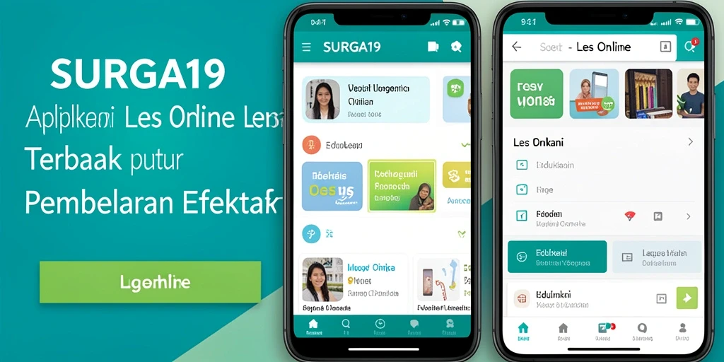 Tampilan antarmuka aplikasi SURGA19 yang simpel dan mudah dinavigasi.